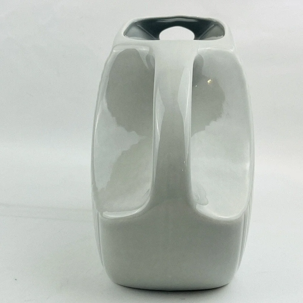 Fiesta The Year 2000‎ Pearl Gray Large Disk Pitcher Millennium Fiestaware HLC